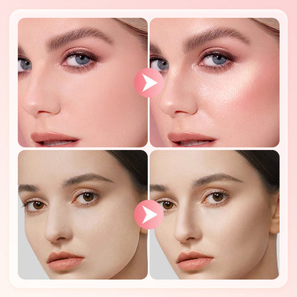 ✨💄 50 % DE RÉDUCTION – Poudre visage bicolore longue tenue | Fixe et sculpte en un seul geste, fini mat, tenue 12 h 🌟