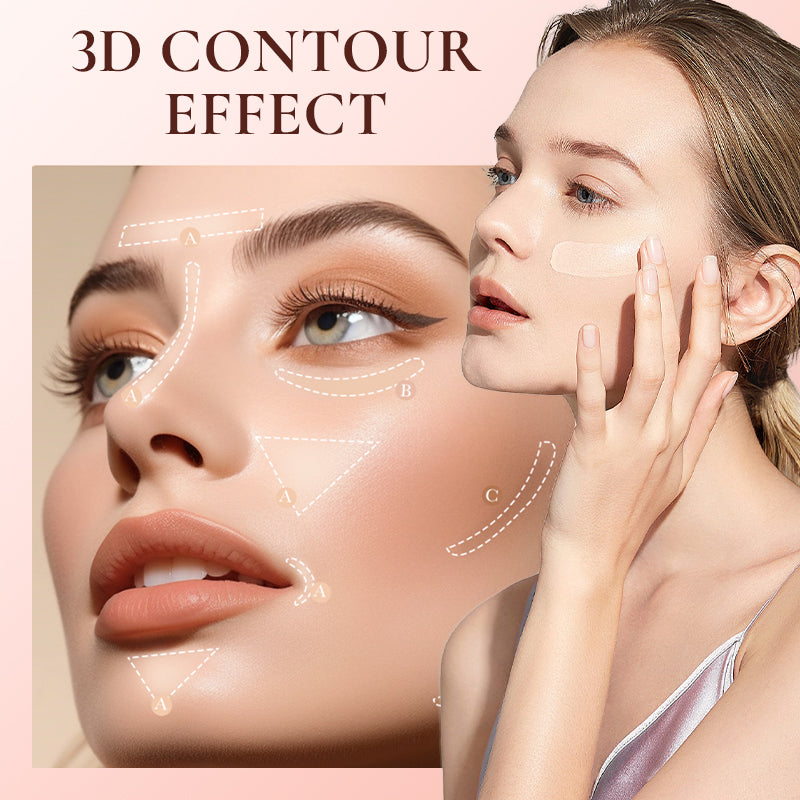 ✨💄 50 % DE RÉDUCTION – Poudre visage bicolore longue tenue | Fixe et sculpte en un seul geste, fini mat, tenue 12 h 🌟