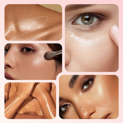 ✨💄 50 % DE RÉDUCTION – Poudre visage bicolore longue tenue | Fixe et sculpte en un seul geste, fini mat, tenue 12 h 🌟