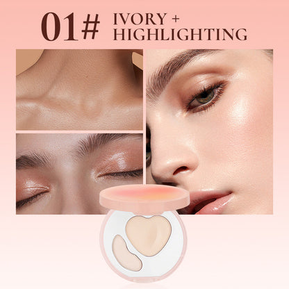 ✨💄 50 % DE RÉDUCTION – Poudre visage bicolore longue tenue | Fixe et sculpte en un seul geste, fini mat, tenue 12 h 🌟