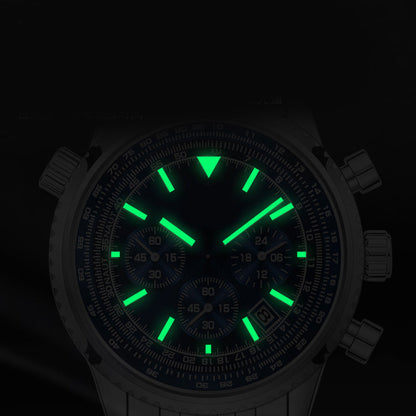 🎁🔥 50 % de réduction – Montre business multifonctionnelle classique pour homme | Nouveauté, chronographe, affichage de la date, étanche – Cadeau idéal ⌚💼