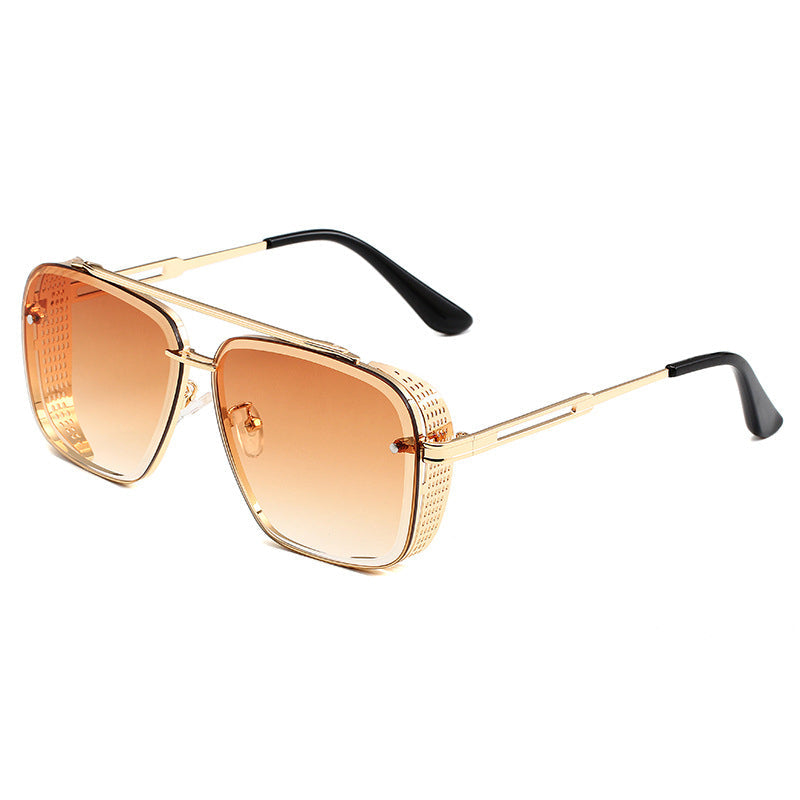 🕶️🔥 50 % DE RÉDUCTION – Lunettes de soleil homme rétro à double pont et monture en métal | Style aviateur classique, alliage résistant, protection UV400, look intemporel ✨