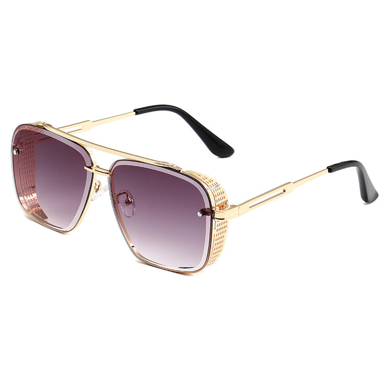 🕶️🔥 50 % DE RÉDUCTION – Lunettes de soleil homme rétro à double pont et monture en métal | Style aviateur classique, alliage résistant, protection UV400, look intemporel ✨