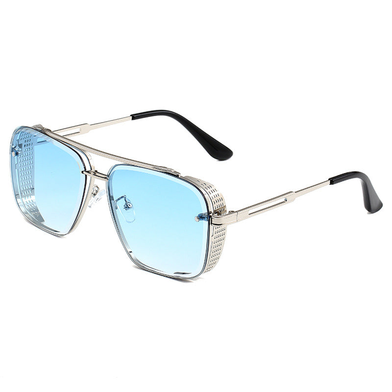 🕶️🔥 50 % DE RÉDUCTION – Lunettes de soleil homme rétro à double pont et monture en métal | Style aviateur classique, alliage résistant, protection UV400, look intemporel ✨