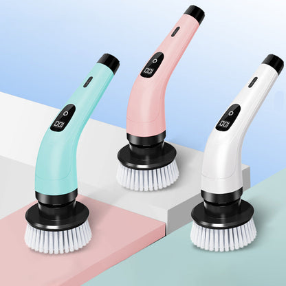 💪🧽 Moitié prix ! Kit de brosses de nettoyage électriques 8 en 1 – 8 têtes de brosse interchangeables, moteur à couple élevé, 2 vitesses, nettoyage en profondeur de la salle de bain et de la cuisine 🚿🍳