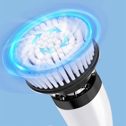 💪🧽 Moitié prix ! Kit de brosses de nettoyage électriques 8 en 1 – 8 têtes de brosse interchangeables, moteur à couple élevé, 2 vitesses, nettoyage en profondeur de la salle de bain et de la cuisine 🚿🍳