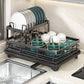 🔥50% Off Now！🧺Two-tier dish rack for the kitche