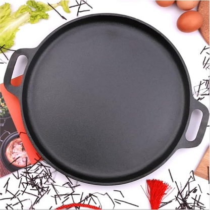📢📢50 % DE RÉDUCTION !! ⏰Poêle à griller en fonte antiadhésive avec poignées
