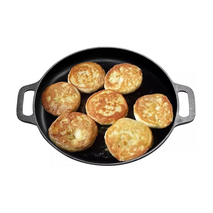 📢📢50 % DE RÉDUCTION !! ⏰Poêle à griller en fonte antiadhésive avec poignées