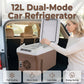 🏆LAST DAY SALE 50% OFF🔥Compact 12-Liter Car Refrigerator with Hot/Cold Function