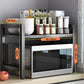 🍳 LIMITED-TIME 50% OFF! ✨ Expandable Microwave Rack – Adjustable, 75kg Capacity, Hooks Included 🧰
