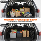 Foldable Utility Cart with Telescopic Handle and Smooth Wheels