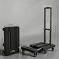 Foldable Utility Cart with Telescopic Handle and Smooth Wheels