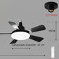 Socket Fan Light With Remote