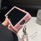 Special Offer: Sparkling Goldfish Glitter Case for Samsung Z Fold | Luxury Rhinestone Folding Phone Cover with Wrist Strap | Shockproof Acrylic Hard Case