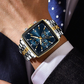 Men's Classic Square Dial Quartz Watch