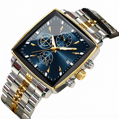 Men's Classic Square Dial Quartz Watch
