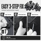 Universal Car Metal U-Type Clips and Screws Set