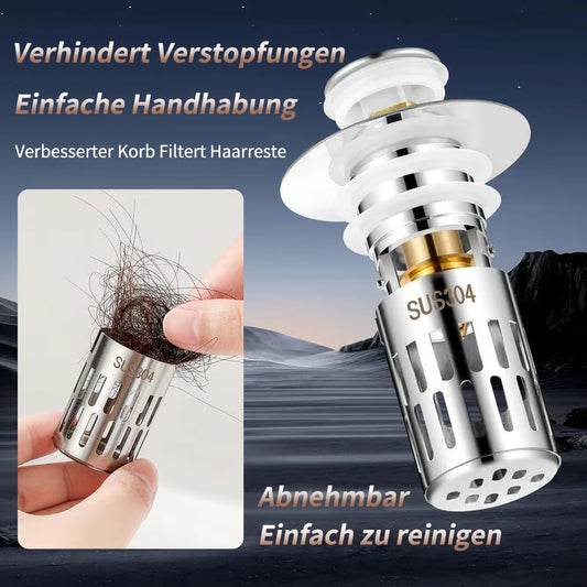 ⏳Time-Limited Special⏰ Universal Stainless Steel Pop-Up Sink Drain Strainer