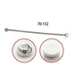 🧥50% OFF NOW! Adjustable No‑Drill Tension Rod, 70‑100cm Spring Tension Clothes Hanging Rod, No‑Damage Non‑Slip Closet Curtain Rod, Max 15KG Load for Wardrobe, Bathroom
