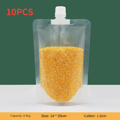 📢📢50% OFF !! ⏰ Large Capacity Cereal Storage Bag – Airtight Seal, Bug-proof, Food Safe ✨