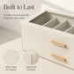 📢📢50% OFF !! ⏰2-Tier Sunglasses Organizer Box with Transparent Glass Top Display
