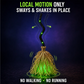 🧙👻 Animated Witch Broom Halloween Decoration with Lights and Sound