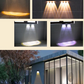 🌙 Solar Powered RGB Wall Light – Wireless Outdoor Wall Lamp