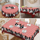📢📢50% OFF !! 🐓 Red Plaid Rooster Tablecloth