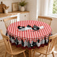 📢📢50% OFF !! 🐓 Red Plaid Rooster Tablecloth