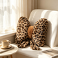 📢📢50% OFF !! ⏰Leopard Print Bowknot Throw Pillow