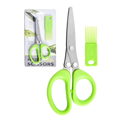 📢📢 50% OFF! Multi-Blade Herb Scissors – Stainless Steel Blades & Comfortable Grip for Easy Herb Prep ✂️🌿