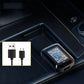 ⚡ Cigarette Lighter TPMS – 4 External Sensors Tire Pressure Monitoring System, Real-Time Display with Alarm, Plug-and-Play