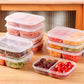 Clear Compartment Fresh Food Storage Box