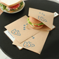 🥪Grease-Resistant Paper Bags for Sandwich Wrapping