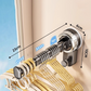 🏆Flash Sale⚡50K+ SOLD! Almost Gone-💥Foldable Telescopic Suction-Cup Hanger Rack