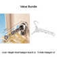 🏆Flash Sale⚡50K+ SOLD! Almost Gone-💥Foldable Telescopic Suction-Cup Hanger Rack