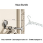 🏆Flash Sale⚡50K+ SOLD! Almost Gone-💥Foldable Telescopic Suction-Cup Hanger Rack
