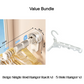 🏆Flash Sale⚡50K+ SOLD! Almost Gone-💥Foldable Telescopic Suction-Cup Hanger Rack