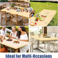 ❄️Summerfresh 50% OFF!🏠Stretch Fabric Table Cover – Waterproof & washable!
