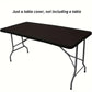 ❄️Summerfresh 50% OFF!🏠Stretch Fabric Table Cover – Waterproof & washable!