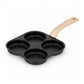 ⏳🔥LIMITED-TIME 50% OFF! ⏰4-Cup Non-Stick Pan – Perfect for Breakfast, Even Heating & Easy Flip – Food-Grade Coating & Durable Cast Iron ✨