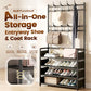 Multi-Functional Entryway Shoe & Coat Rack 🏠 A Tidy Entrance, A Warm Welcome – Everything in Its Place ✨