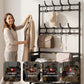 Multi-Functional Entryway Shoe & Coat Rack 🏠 A Tidy Entrance, A Warm Welcome – Everything in Its Place ✨