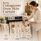 🏡 50% OFF! ⚡ Oven Skirt Curtain – Pockets for storage, decorative & durable ✨