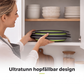 ⏳Time-Limited Special ⏰🥗 Careluxpro 3-Piece Collapsible Colander Set – With Draining Base, Space Saving, For Fruit Veggies Pasta 🧺