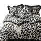 🛏️✨ Leopard Print Ruffled Duvet Cover Set – Bold & Cozy Bedroom Style 🐆