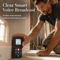 📏 Laser Rangefinder: 40-100m, Optical Focus, Dual-Level Calibration, 6 Modes, Stores 30 Measurements