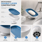 🧼 50% OFF! ✨ Wall-Mounted Suction Cup Soap Holder – Self-Draining Design, Angled Spout & Detachable Double-Layer – Keeps Soap Dry, Saves Money & Space 🚿