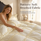 🛏️French Princess Style Washed Cotton Bedding Set Simple and Fresh 4-Piece Duvet Cover and Sheet Set for All Seasons